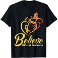 thumbnail image 1 of Exquisite and comfortable-Albinism Awareness Believe Support In June Yellow Butterfly T-Shirt, 1 of 4