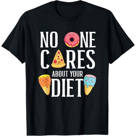 Exquisite and comfortable-Anti Diet Rude Foodie Quote Ice Cream Pizza Love T-Shirt