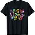 thumbnail image 1 of Exquisite and comfortable-Art Teacher Retro Mode On Art Teacher T-Shirt, 1 of 4