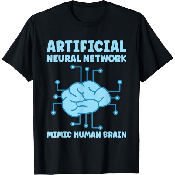 Exquisite and comfortable-Artificial Neural Network Human Brain Data Science Lover T-Shirt
