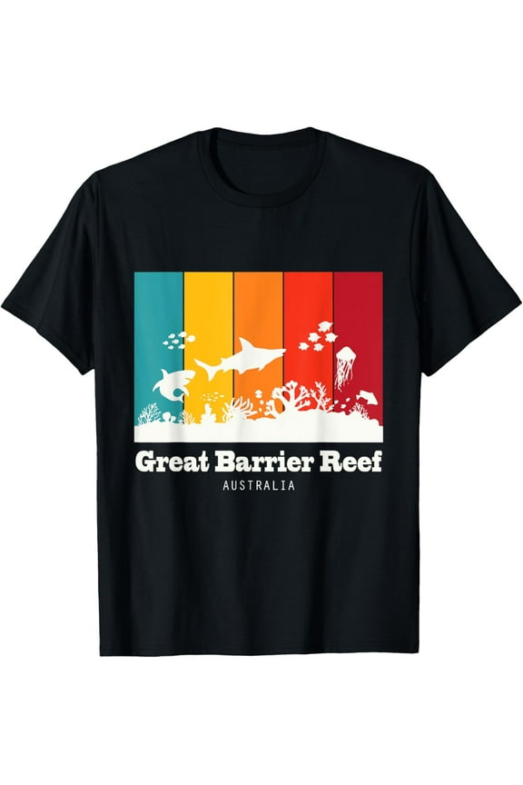Exquisite and comfortable-Australia Great Barrier Reef Souvenir Diving Coral reef T-Shirt