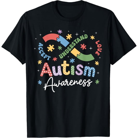 Exquisite and comfortable-Autism Awareness Infinity Symbol Accept Understand Love T-Shirt