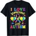 thumbnail image 1 of Exquisite and comfortable-Autism Awareness Shirt Men Women I Love Someone With Autism T-Shirt, 1 of 4