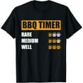 thumbnail image 1 of Exquisite and comfortable-BBQ Timer Beer Drinking Funny Grilling Tshirt, 1 of 4