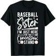 thumbnail image 1 of Exquisite and comfortable-Baseball Sister I'm Just Here for Concession Stand T-Shirt, 1 of 4