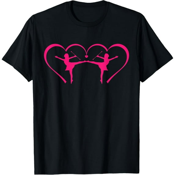 Exquisite and comfortable-Baton Twirlers Baton Squad Love T-Shirt