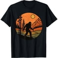 thumbnail image 1 of Exquisite and comfortable-Bigfoot Vintage Rustic Forest With Mountains Trees Cryptid T-Shirt, 1 of 4