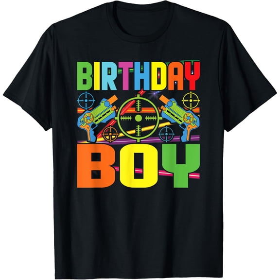 Exquisite and comfortable-Birthday Boy Laser Tag T-Shirt