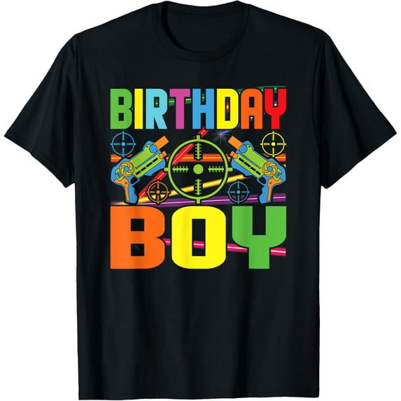 Exquisite and comfortable-Birthday Boy Laser Tag T-Shirt
