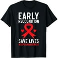 thumbnail image 1 of Exquisite and comfortable-Blood Cancer Awareness Leukemia Lymphoma Myeloma Red Ribbon T-Shirt, 1 of 4