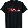 thumbnail image 1 of Exquisite and comfortable-Blood Cancer Fighter T Shirt - Red Ribbon Awareness T-Shirt, 1 of 4