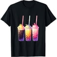 thumbnail image 1 of Exquisite and comfortable-Boba Tea Bubble Milk Tea Drinks Kawaii T-Shirt, 1 of 4