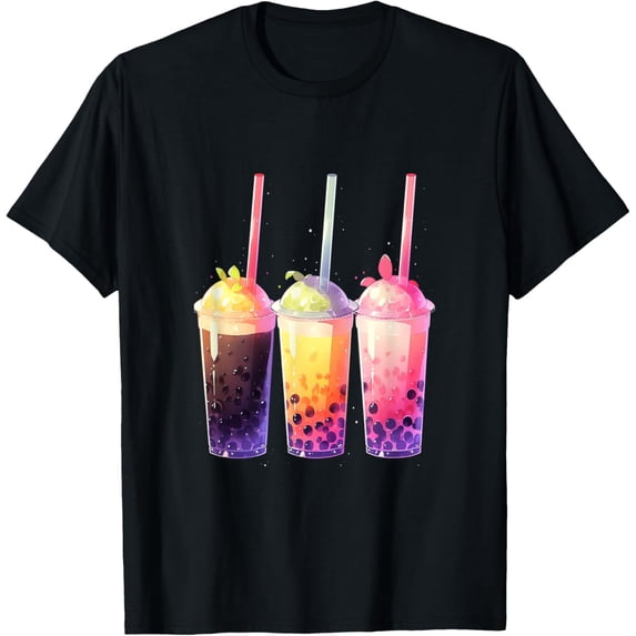 Exquisite and comfortable-Boba Tea Bubble Milk Tea Drinks Kawaii T-Shirt