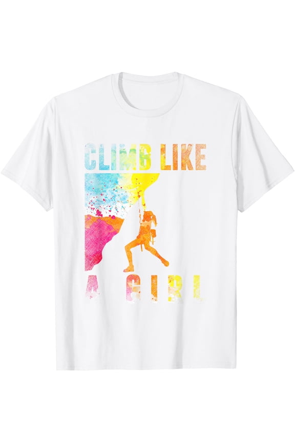 Exquisite and comfortable-Bouldering Rock Climber Women Girls Kids Rock Climbing T-Shirt