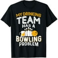 thumbnail image 1 of Exquisite and comfortable-Bowling and Beer T-Shirt, 1 of 4