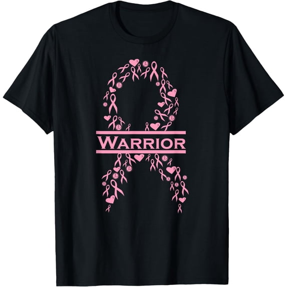 Exquisite and comfortable-Breast Cancer Awareness Pink Ribbon Warrior T-Shirt