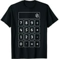 thumbnail image 1 of Exquisite and comfortable-Calculator Costume Funny Halloween Math Teacher Nerd T-Shirt, 1 of 7