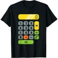 thumbnail image 1 of Exquisite and comfortable-Calculator Costume Halloween Easy Cosplay Math Geek T-Shirt, 1 of 4