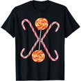 thumbnail image 1 of Exquisite and comfortable-Candy Cane Sweets Lollies Shirt for Kids Girls Toddler T-Shirt, 1 of 4