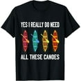 thumbnail image 1 of Exquisite and comfortable-Canoeing Canoer Funny Canoe T-Shirt, 1 of 4
