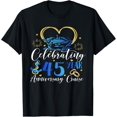 thumbnail image 1 of Exquisite and comfortable-Celebrating 45 Years Anniversary Cruise 45th Anniversary T-Shirt, 1 of 4