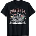 thumbnail image 1 of Exquisite and comfortable-Chapter 14th Birthday Bookworm 14 Years Old For Book Loves T-Shirt, 1 of 4