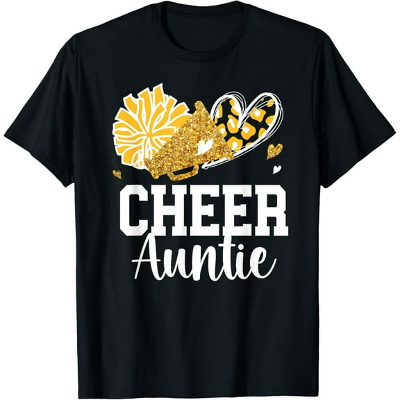 Exquisite and comfortable-Cheer Auntie Cheerleader Aunt Cheer Aunt Cheerleading Aunt T-Shirt