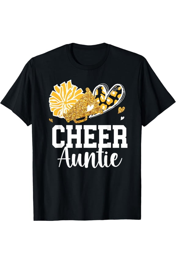 Exquisite and comfortable-Cheer Auntie Cheerleader Aunt Cheer Aunt Cheerleading Aunt T-Shirt