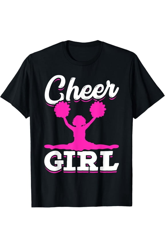 Exquisite and comfortable-Cheering Women Girls Cheer Team Cheerleader Cheerleading T-Shirt