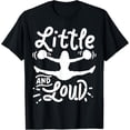 thumbnail image 1 of Exquisite and comfortable-Cheerleading Little And Loud Cheerleader Gift Team Squad T-Shirt, 1 of 4