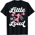 thumbnail image 1 of Exquisite and comfortable-Cheerleading Little And Loud Cheerleader Gift Team Squad T-Shirt, 1 of 4