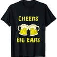 thumbnail image 1 of Exquisite and comfortable-Cheers, big ears, beer T-Shirt, 1 of 4