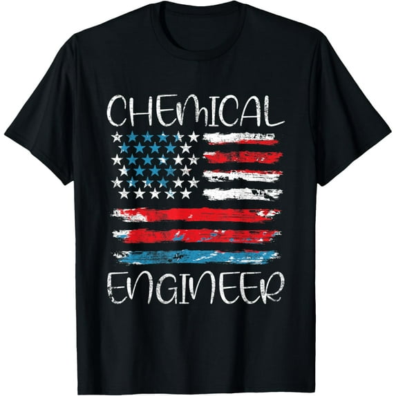 Exquisite and comfortable-Chemical Engineer Power Flag Engineering Gifts T-Shirt
