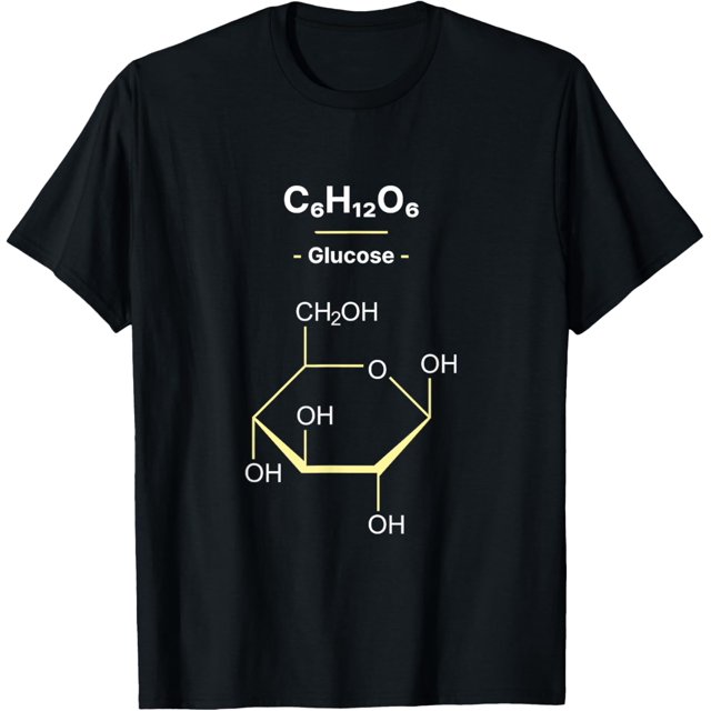 Exquisite and comfortable-Chemical Glucose Formula C6H15O6 T-Shirt