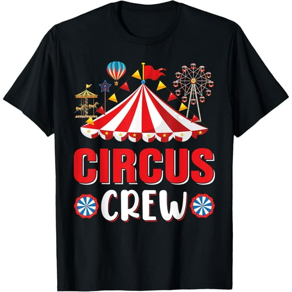 Exquisite and comfortable-Circus Crew Funny Circus Staff Costume Circus Theme Party T-Shirt