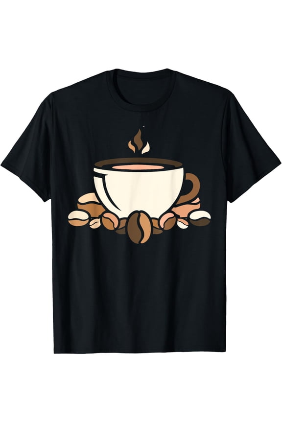 Exquisite and comfortable-Coffee Bean Cup T-Shirt