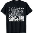 thumbnail image 1 of Exquisite and comfortable-Computer Whisperer Shirt IT Tech Support Nerds Geek T-Shirt, 1 of 4