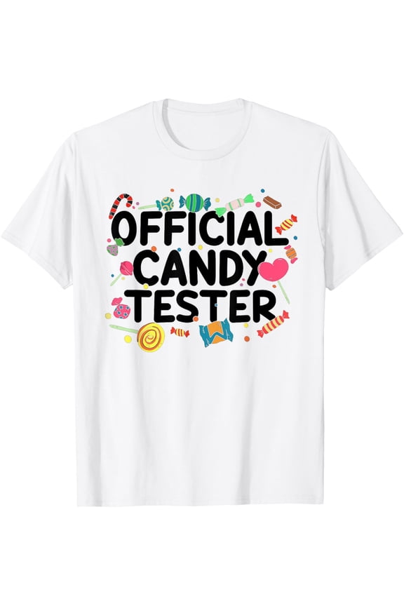 Exquisite and comfortable-Cool Candy Art Men Women Kids Lollipop Candy Bar Halloween T-Shirt