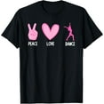 thumbnail image 1 of Exquisite and comfortable-Cool Dance Art For Girls Women Dancing Lover Lyrical Dancer T-Shirt, 1 of 4