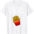 thumbnail image 1 of Exquisite and comfortable-Cool French Fries For Boys Kids Sweet Potato Chef Fast Food T-Shirt, 1 of 4