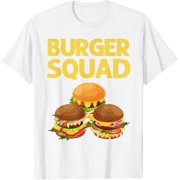 Exquisite and comfortable-Cool Hamburger Art Men Women Cheeseburger Fast Food Burger T-Shirt