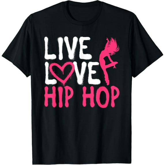 Exquisite and comfortable-Cool Hip Hop Dancer Design For Women Girls Hip Hop Lovers T-Shirt