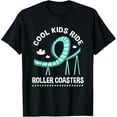 thumbnail image 1 of Exquisite and comfortable-Cool Kids Ride Roller Coasters Funny Roller Coaster T-Shirt, 1 of 4