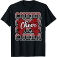 thumbnail image 1 of Exquisite and comfortable-Coquette Cheer Bow Funny Sport Cheerleader Cheerleading Red T-Shirt, 1 of 4