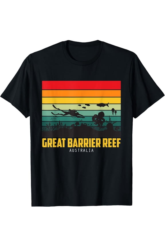 Exquisite and comfortable-Coral reef Australia Great Barrier Reef Diving T-Shirt
