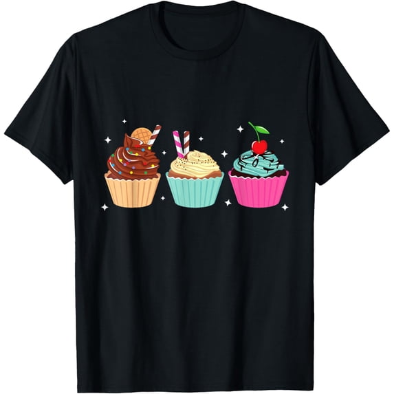 Exquisite and comfortable-Cupcake Bakery Cupcake Lover Sweets Food T-Shirt