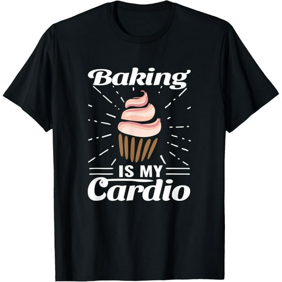 Exquisite and comfortable-Cupcake Cute Pastel Kawaii Sugar Sweet Stars Baking Dessert T-Shirt