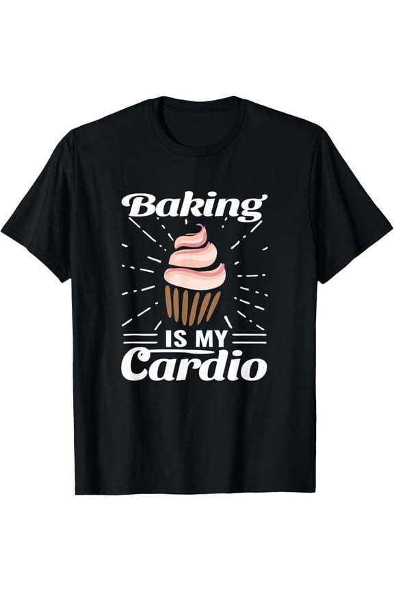 Exquisite and comfortable-Cupcake Cute Pastel Kawaii Sugar Sweet Stars Baking Dessert T-Shirt