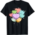 thumbnail image 1 of Exquisite and comfortable-Cute Heart Balloons T-Shirt, 1 of 4