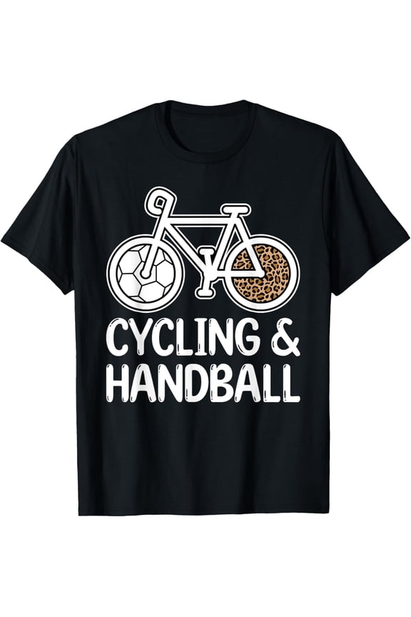 Exquisite and comfortable-Cycling & Handball Lover Cyclist Handball Player Bicycle T-Shirt